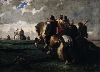 De Barbaren Voor Rome door Evariste Vital Luminais